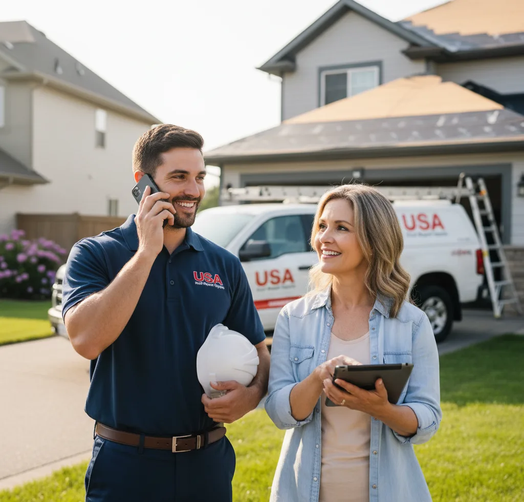 USA Roof Repair Experts customer support in Hodgen